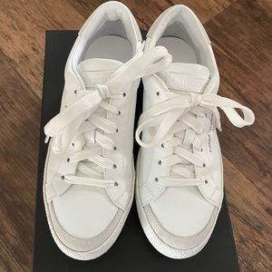 Custume nationale all white sneakers